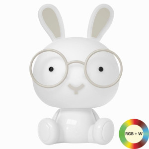 KRÓLIK LED biały RGB+W 2,5W Lampa dziecięca