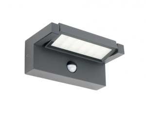 Ren antracyt PIR LED 20W 4000K IP65 Kinkiet zewnętrzny z czujnikiem ruchu i zmierzchu (Wysyłka 24h)