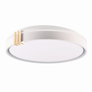 ARLETTA 50 biały | szary LED Ø48 72W 3000-6000K IP44 Plafon z pilotem IR
