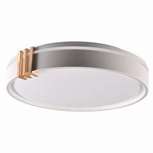 ARLETTA 40 biały | szary LED Ø38 48W 3000-6000K IP44 Plafon z pilotem IR