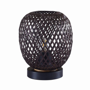 ZANZIBAR Czarna Ø18 1xE27 Lampa stołowa