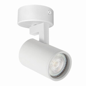 LYNX 1xGU10 biała ruchoma Lampa ścienno-sufitowa
