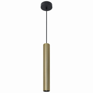 LUNGOMARE złoto-czarna 1xGU10 Lampa wisząca tuba