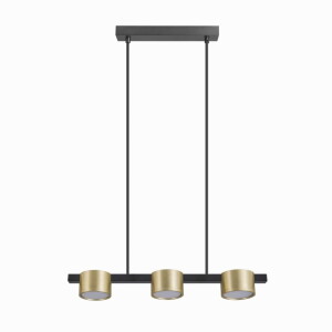 MIRELLA złoty-czarny 3xGX53 Lampa wisząca - żarówki LED w komplecie