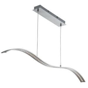 Bar Lights satynowe srebro LED 10W 3000K Lampa wisząca