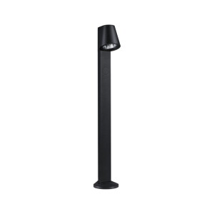 CAISSA antracyt wys. 80 cm. LED 9W 3000K IP44 Lampa zewnętrzna stojąca z czujnikiem zmierzchu