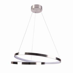 ZEFIRA LED Ø50cm nikiel 40W 4000K Lampa wisząca