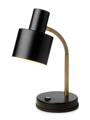 Vogue czarny E27 Lampka stołowa