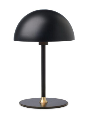 Boogie czarny mat Ø16cm. G9 Lampka stołowa