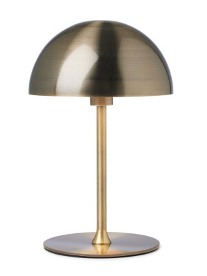 Boogie antyczny mosiądz Ø16cm. G9 Lampka stołowa