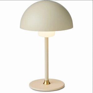 Moon Light kremowa Ø16cm. 3-step dim 2,7W 3000K Lampka stołowa z akumulatorem