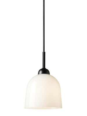 Glow czarny | opal Ø12cm. E14 Lampa wisząca