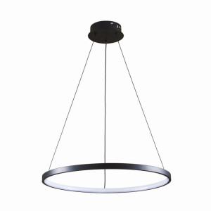 LEA 1 czarna Ø 50cm. LED 20W 4000K Lampa wisząca
