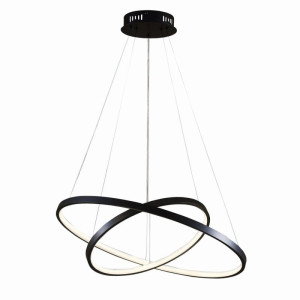 LEA 2 czarna Ø 60cm. LED 35W 4000K Lampa wisząca