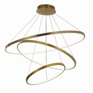 LEA 3 złota Ø 80cm. LED 60W 4000K Lampa wisząca