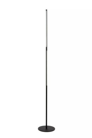 FINAN czarny LED 3 Step dim 30W 2700K Ściemnialna obrotowa lampa podłogowa