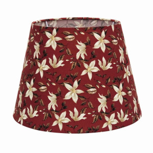 Abażur do lampy podłogowej SCARLET stożek 35cm red nature