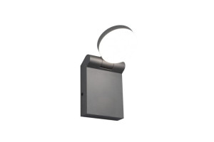 ADOUR antracyt DIP SWITCH LED 7,5W 2300+3000+4000K IP44 Kinkiet ścienny zewnętrzny uchylny