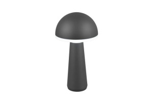 FUNGO czarny mat LED dim. 2W 3000+4000+6500K IP54 akumulator+stacja ładująca Zewnętrzna lampka stołowa