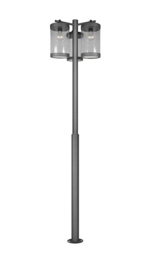 SAMBESI antracyt wys.240cm. 3xE27 IP44 Latarnia ogrodowa zewnętrzna