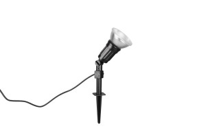 CACERES czarny LED E27 15W 4000K IP44 Reflektor ogrodowy