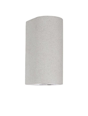 BUENAVISTA biały beton 2xGU10 IP65 Kinkiet zewnętrzny