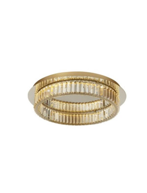 BAUTA złoty | kryształ sr.50cm. LED dim. 29W 3500K Lampa sufitowa