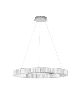 BAUTA chrom | kryształ sr.80cm. LED dim. 47W 3500K Lampa wisząca