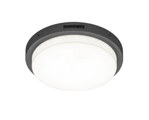 BERMEJO antracyt PIR LED Dip Switch 14W 2300+3000+4000K IP54 Plafon zewnętrzny z czujnikiem ruchu i zmierzchu