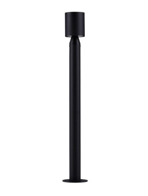 HUANCAYO czarny piaskowy wys. 59,5cm. LED 6W 3000K IP65 Lampa ogrodowa stojąca