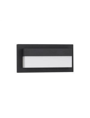 BACUSA czarny piaskowy LED 18W 3000K IP65 Kinkiet zewnętrzny