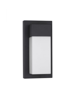 BACUSA czarny piaskowy LED 18W 3000K IP65 Kinkiet zewnętrzny