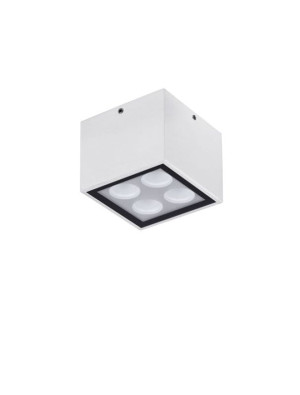MOQUEGUA biały piaskowy LED 8W 3000K IP54 Downlight zewnętrzny