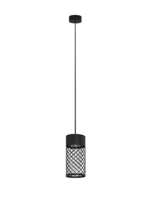 DONZUELA czarny piaskowy LED 9W 3000K IP65 Lampa zewnętrzna wisząca