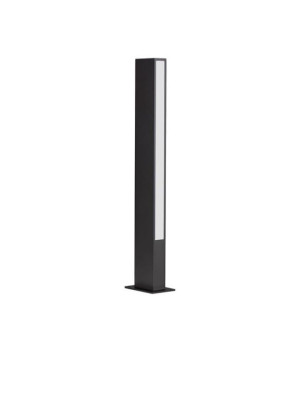 CARMIZO czarny piaskowy wys. 60cm. LED przód-tył 12W 3000K IP65 Lampa ogrodowa stojąca
