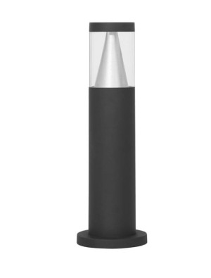 SALSIPUEDES czarny piaskowy wys. 43cm. LED 8W 3000K IP65 Lampa ogrodowa stojąca