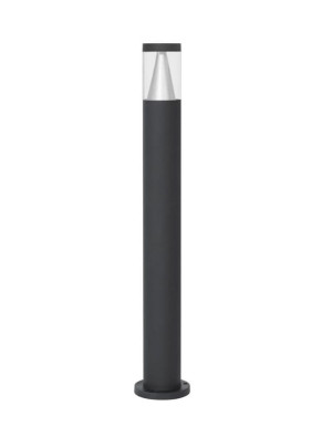 SALSIPUEDES czarny piaskowy wys. 83cm. LED 8W 3000K IP65 Lampa ogrodowa stojąca