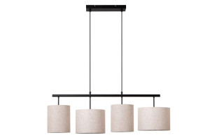 MAYA czarny - beżowy 4xE27 Lampa wisząca
