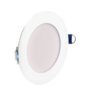 RIGEL R120 biała okrągła Ø 12cm. LED 4,8W 4000K 550lm Oprawa podtynkowa z zasilaczem