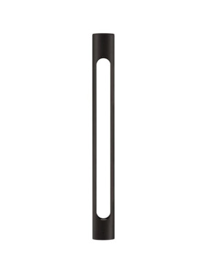 ACATLA czarny piaskowy wys. 80cm. LED 12W 3000K Lampa ogrodowa stojąca