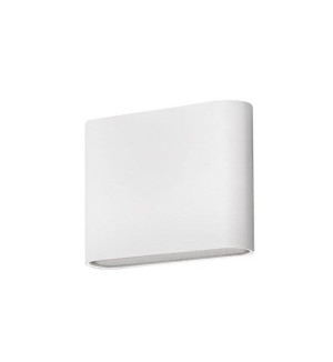 MADRYN biały piaskowy LED 2x3W 3000K Kinkiet zewnętrzny góra-dół