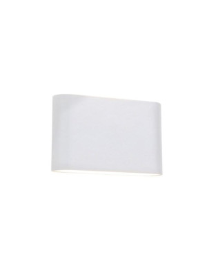 MADRYN biały piaskowy LED 2x5W 3000K Kinkiet zewnętrzny góra-dół