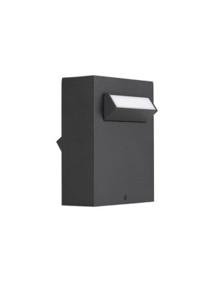 MONCLOVA czarny piaskowy wys. 15cm. LED 9W 3000K Lampa ogrodowa stojąca góra-dół z dyfuzorem antyodblaskowym