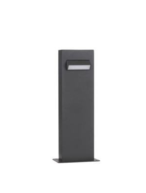 MONCLOVA czarny piaskowy wys. 40cm. LED 6W 3000K Lampa ogrodowa stojąca dół z dyfuzorem antyodblaskowym