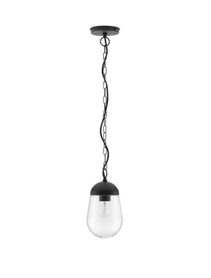 JUCITAN ciemnoszary E27 Zewnętrzna lampa wisząca