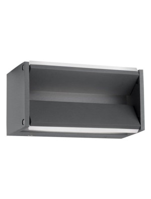 MONTEROS ciemnoszary LED 2x5W 3000K IP54 Kinkiet zewnętrzny regulowany