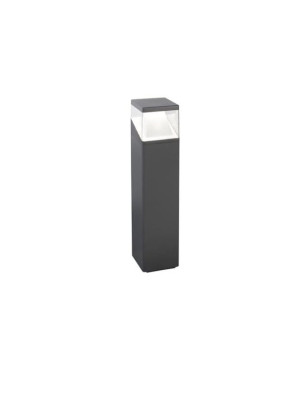 HORMIGUEROS ciemnoszary wys. 50cm. LED 12W 3000K IP65 Lampa ogrodowa stojąca