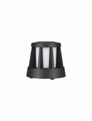 CAMPECHE ciemny antracyt wys. 15cm. LED 8W 3000K IP65 Lampa ogrodowa stojąca
