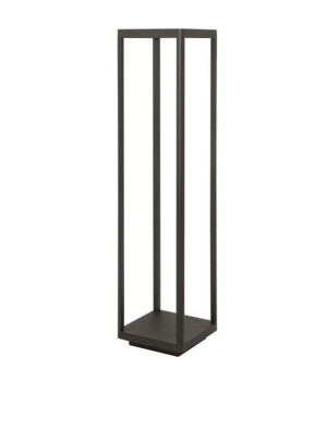 NAUCALPAN ciemny antracyt wys. 80cm. LED 8W 3000K IP65 Lampa ogrodowa stojąca