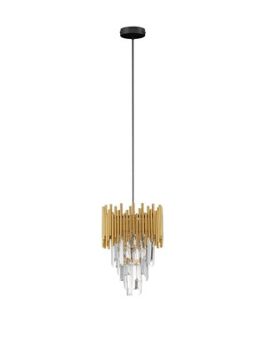 PELAVRO złoty sr. 24cm. E14 Lampa wisząca